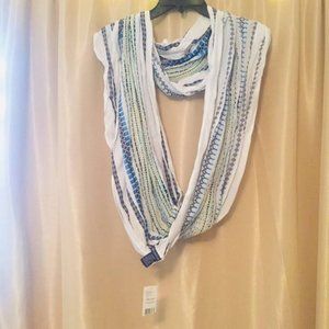 New w/ Tags! Patterned Northcrest Infinity Scarf
